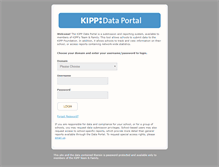 Tablet Screenshot of dataportal.kipp.org